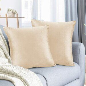 Velvet throw pillow covers 16" x 16"